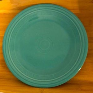 EUC Fiestaware dinner plate turquoise